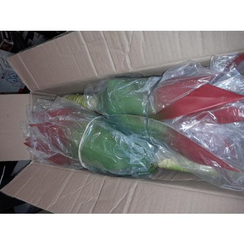 Velener Fake Agave Artificial Plant, Red Fake Plant for Room Decor, Unpotted Faux Agave Stems Plant for Fall Outdoor/Indoor Decor, 14 inches, Set of 2