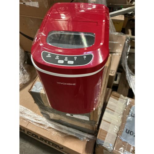 Frigidaire BULLET SHAPED ICE COMPACT RED STAINLESS STEEL ICE MAKER