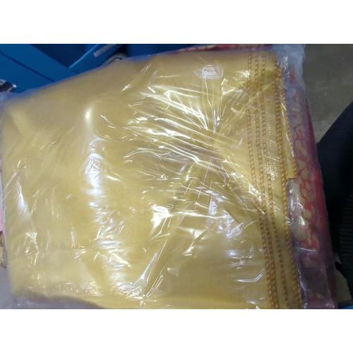 Breling 8 Pack Red and Gold Disposable Plastic Tablecloths and Satin Table Runner Set, 54 x 108 Inch Tablecloth, 12 x 108 Inch Table Runners for Wedding Graduation Birthday Baby Shower New Year