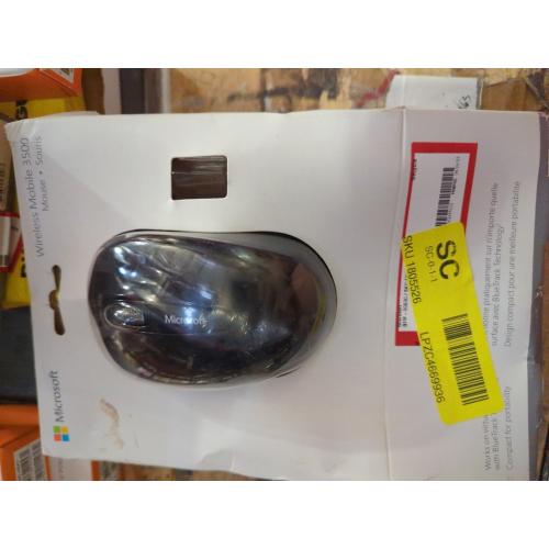 Microsoft 3500 Wireless Mobile Mouse- Black - Limited Edition - Wireless - BlueTrack Enabled - Scroll Wheel - Ambidextrous Design