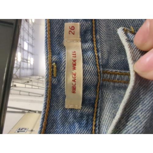 Size 26 Levi's Womens Ribcage Wide Leg