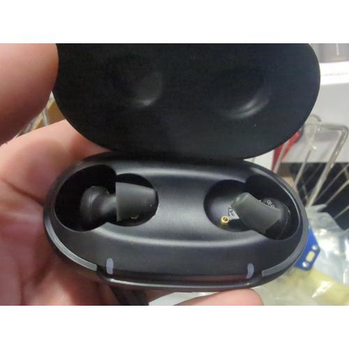 Color Black Sony CRE-E10 Self-Fitting OTC Hearing Aids for Mild to Moderate Hearing Loss, Prescription-Grade Sound Quality, Comfortable Earbud Design, Bluetooth Enabled for iOS, and Rechargeable Battery, Black