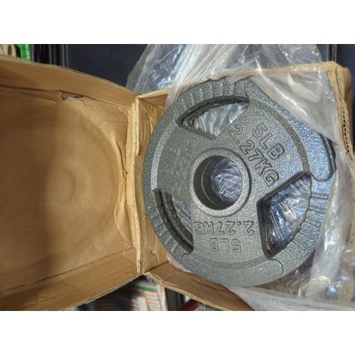 4 PACK Fitvids Olympic 2-Inch Cast Iron Barbell Set, Including 255 Pounds Weight Plates Set with 7FT Olympic Bar (300 Pounds Total), Multiple Packages