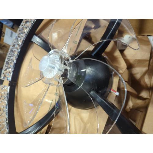 addlon Ceiling Fans with Lights and Remote, 20'' Low Profile Ceiling Fans, 3000-6000K Dimmable Modern Flush Mount LED Fan Light, Fandelier Ceiling Fan for Bedroom, Kitchen, Living Room, Black