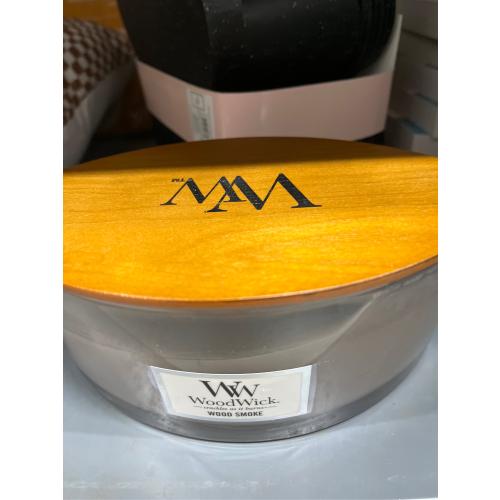 WOOD SMOKE HearthWick Flame Large Scented Candle by WoodWick