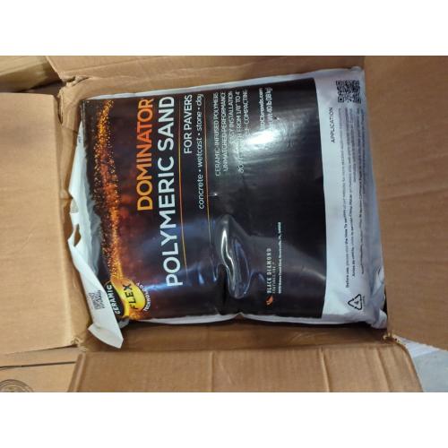 10 Pound Midnight Black DOMINATOR Polymeric Sand with Revolutionary Ceramic Flex Technology for Stabilizing Paver Joints/Gaps, 1/8” up to 4”, Professional Grade Results