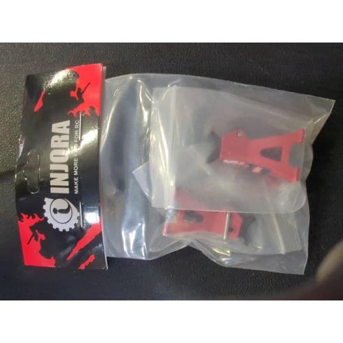 INJORA Mini Jack Stands Metal Adjustable Scale Jack Stands for 1/18 1/24 RC Crawler SCX24 AX24 TRX4M FCX24 Accessories, 13g/pcs