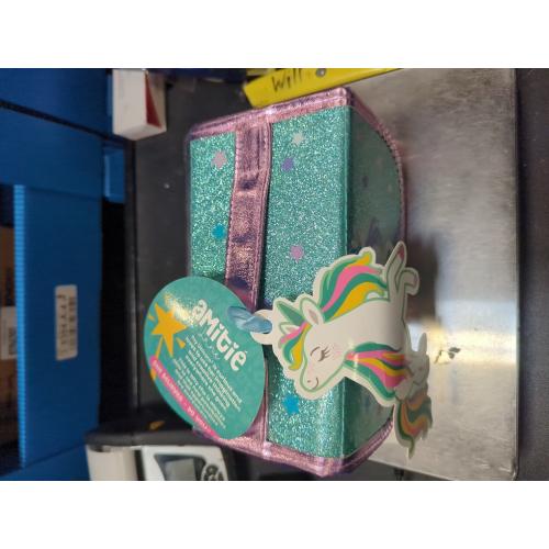 AmitiÃ Lane Fruit Scented Markers Set with Unicorn Pencil Case - Perfect Unicorn Gifts for Girls or for Art and Craft Colouring