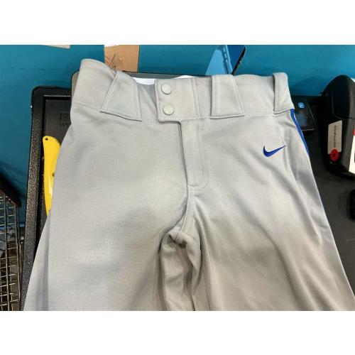 Size L Nike Vapor Select Big Kids' (Boys') Baseball Pants (BQ6443-105, Team White/Team Black/Team Black)