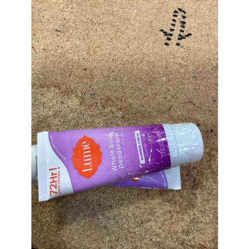 Lume Whole Body Women's Deodorant - Invisible Cream Tube - Aluminum Free - Lavender Sage Scent 2 pack