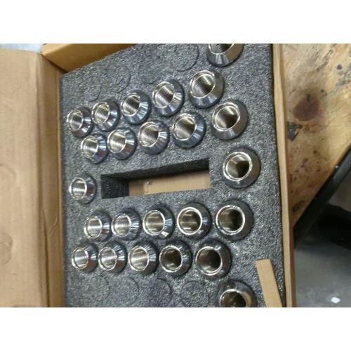 TOPAZ 24Pcs M14x1.5 Lug Nuts with Cone Seat, 3/4 19mm Hex 1.9x0.87 in. Chrome Plated Wheel Lug Nuts Compatible with Chevrolet Silverado Suburban 1500 Ford Expedition F-150 Ram 1500