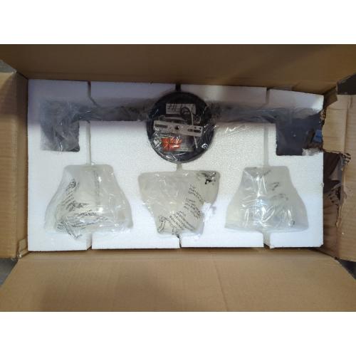 Hesser 3 Light Vanity Light Black