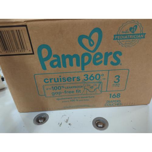 160 Pack of Size 3 Pampers Cruisers 360 Diapers Size 3, 168 Count (Select for More Options)