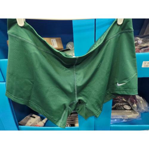 Size XL.. Nike Performance Women's Game Volleyball Shorts (Team Dark Green/Team White, 108720-341)