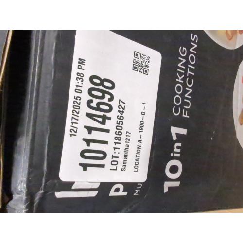 Instant Duo Pro Stainless Steel Pressure Cooker 13.4 in. 6 qt Black