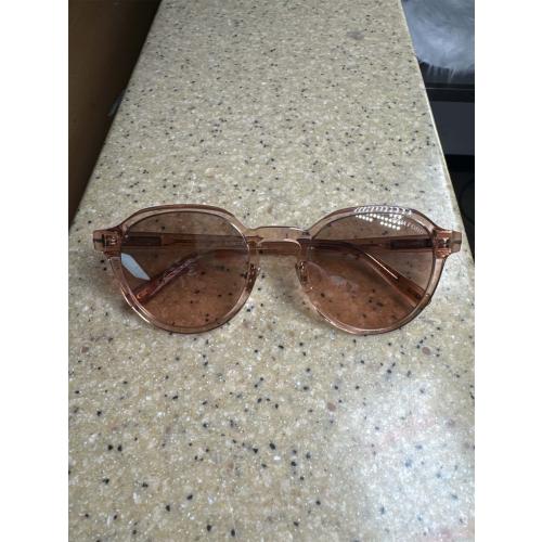 Tom Ford FT0974-K 74Z Sunglasses - Transparent Pink Frame ( No case , No Scratches)