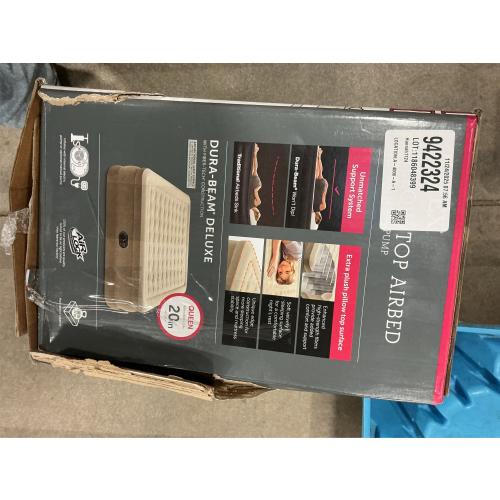 Intex Ultra Plush 20 Queen Air Mattress with 120V Internal Pump