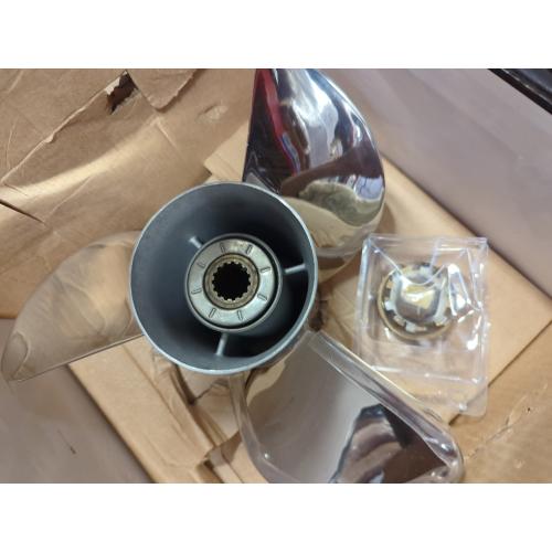 CAPTAIN Stainless Steel Outboard Propeller fit Mercury, 13 Diameter x 19 Pitch, 15 Spline Tooth Boat Motor Prop, RH Propellers for 40 50 70 Force 75 80 90 100 115 125 140 H