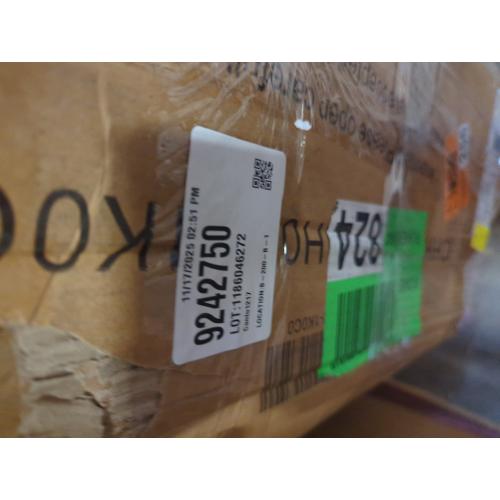 Cream Dulane Chenille / Velvet Upholstered Sleigh King Bed with Scroll Wingback Headboard