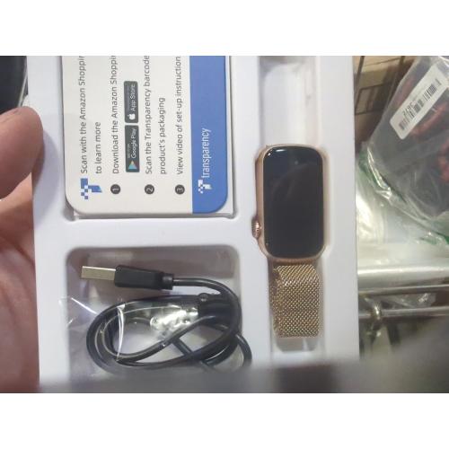 Color Copper FITVII Slim Fitness Tracker with Blood Oxygen, Blood Pressure, 24/7 Heart Rate and Sleep Tracking, IP68 Waterproof Activity Trackers and Smart Watches with Step Tracker, Pedometer for Women Men