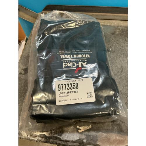 All-Clad Solid Cotton Kitchen Towel, 1-Pack, Fennel