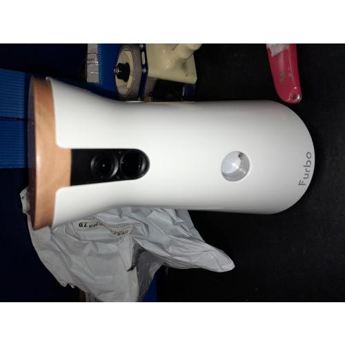 Furbo Dog Camera: Pet Security Cam w/Barking Alerts, Rotating View, Treat Toss w/Phone App, Smart Home Puppy Monitoring, 2-Way Speaker, No Subscription Needed. Standard See, Talk, & Toss Features