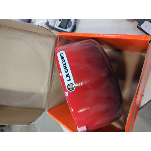 Cerise Le Creuset Enameled Cast Iron Signature Round Dutch Oven, Cerise