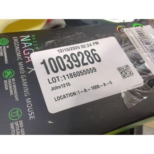 Razer Naga X - Ergonomic MMO Gaming Mouse with 16 Programmable Buttons (Optical Mouse Switches, 5G Optical Sensor, Chroma RGB, Speedflex Cable) Black