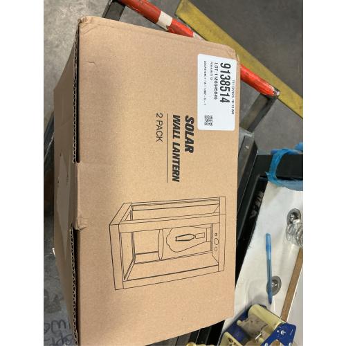 2 Pack Solar Porch Lights Outdoor,Solar Wall Lights with 3 Lighting Modes&Motion Sensor, Dusk to Dawn Sconce Lights Wall Mount,Exterior Wall Lantern Light Fixture for House, Garage,Patio,Shed