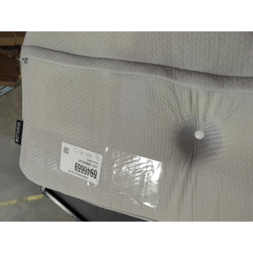 White and Grey Neck Pillow Cervical Memory Foam Pillows, Cooling Contour Pillow for Neck Pain Relief, Ergonomic Orthopedic Bed Pillow for Side Back Stomach Sleepers with Breathable Pillowcase