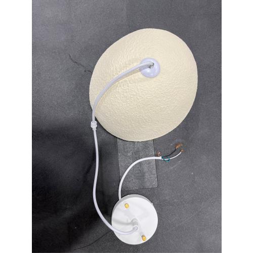 Concrete Cement Look Pendant Light Industrial Modern Dome Pendant Lights Kitchen Island Beige White Japanese Wabi-Sabi Chandelier Light Fixture