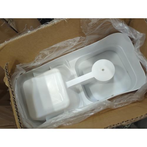 Gravity Pet Feeder and Water Dispenser Set, Automatic Dog Feeder and Dog Water Dispenser for Dogs Cats Pets Animals Large Capacity(3.8L)