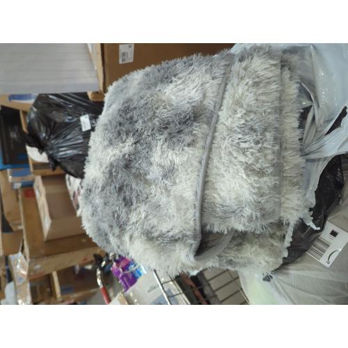 Ophanie Grey and White Area Rugs for Living Room 5x7, Fluffy Shag Large Fuzzy Plush Soft Carpets, Floor Shaggy Rugs for Bedroom, Carpet for Kids Boys Girls Dorm Nursery Home Decor Aesthetic