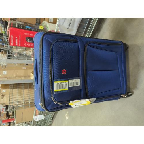 SwissGear Sion Softside Expandable Luggage, Blue, Carry-On 21-Inch