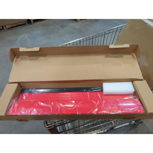 Red 24 Inch Drywall Skimming Blade, Replaceable 0.35mm Stainless Steel Blade, Drywall Trowel for Gyprock, Drywall and Wall-Boardrd, Ergonomically Designed Grip