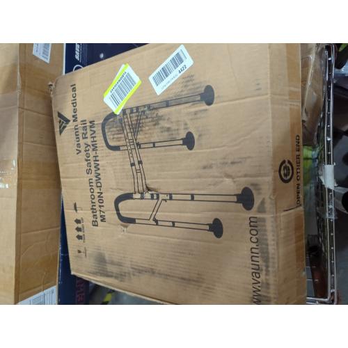 Toilet Safety Rails (300 LB) – Adjustable, Foldable Toilet Handle Frame for Elderly & Disabled Adults, Supports All Toilet Types