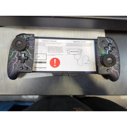 Spican Switch Controllers for Nintendo Switch/OLED, Hall Effect Wireless Pro Controller One-Piece Joypad, Full-Size Ergonomic Handheld Mode Gamepads with 17 RGB Light/Battery/Turbo/Macro/4 Game Slot