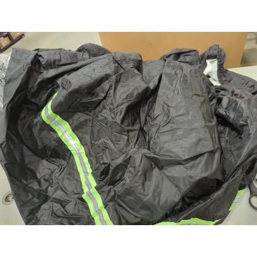 Car Cover - Double Layer Thickening Car Covers Waterproof Snow Hail Rain Dust UV All Weather Protection with Door Zipper Fixed Straps Black (SUV 200x79x69 Inch)