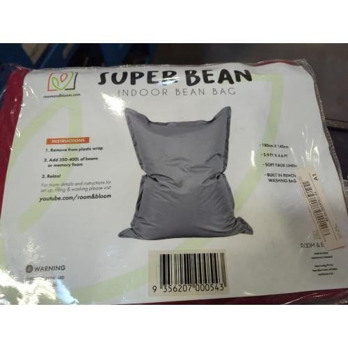 COLOR RED Super  Bean indoor bean Bag