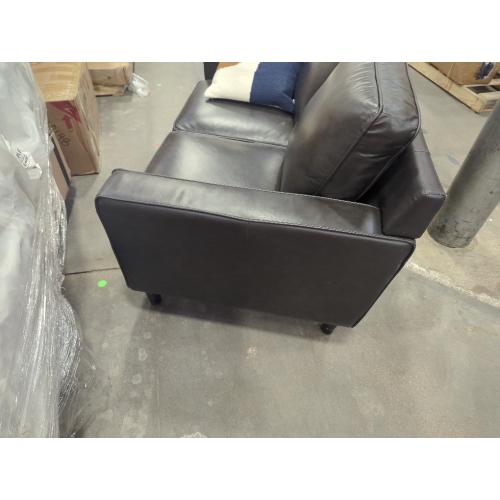 Keven 60'' Faux Leather Loveseat