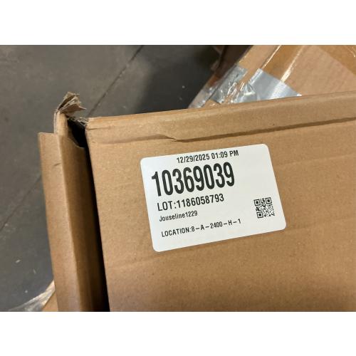 26 Inches Extra Large Round Black Walnut Wood Ottoman Tray with Handles, Serve Tea, Coffee, Classic Circular Wooden Decorative Serving Tray