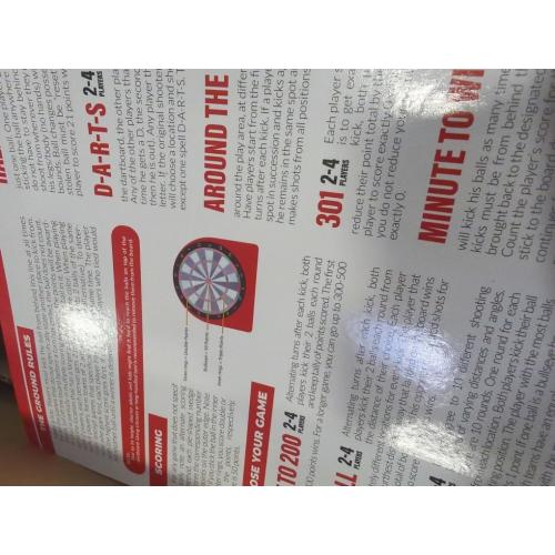 Swooc Games - Premium Inflatable Giant Kick Darts (15  Ways to Play) - Jumbo Soccer Dartboard with Air Pump - Big Carnival Games - Giant Outdoor Games - Oversized Dart Board Yard & Lawn Game
