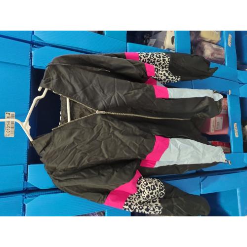 Size Large MOLERFO Y2k Jacket Leopard Print Windbreaker 2000s Jackets for Women Trendy 90s Outfits for Women