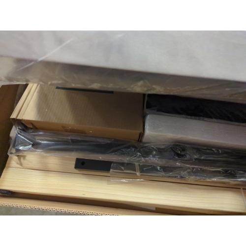 King Bed Frame Wingbacked Cream