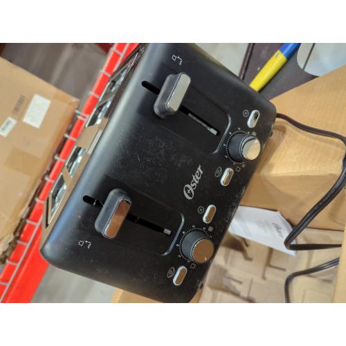 Oster 4-Slice Toaster With Extra-Wide Slots Black