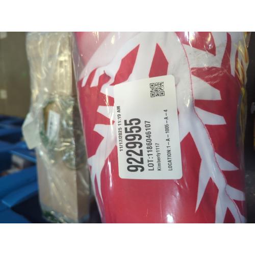 Snowflake Christmas Curtains Living Room 52 x 84 inch, 2 Panels, Grommet Printed Fabric Decorations Blackout Curtains, Thermal Insulated Holiday Red Window Drapes Panel for Kid Room, and Indoor