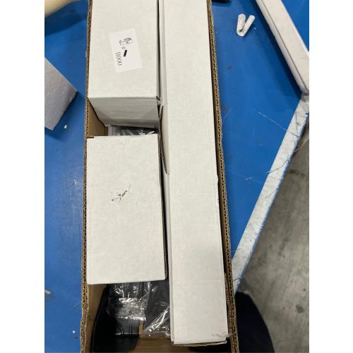 ZEKOO Bifold Barn Door Hardware: 60 inch Bi Folding Door Hardware Kits for 2 Closet Doors - Easy Assembly Smoothly Quietly Bifold Doors Track Kit - J Shape Top Mount Roller - Bi fold Hardware Only