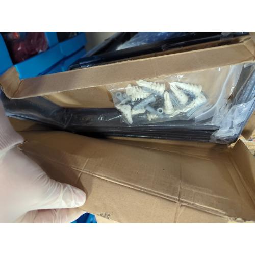 BATODA Pack 6 - 8''L Heavy Duty Shelf Brackets - L Shelf Brackets Black - Hook Brackets for Floating Shelves - Wall Mounted Support for DIY Open Shelving – Shelving Mounting Hardware Included