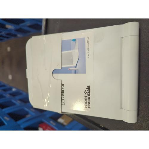 FUNTOUCH Rechargeable Travel Makeup Mirror with 72 Led Lights, Portable Lighted Beauty Mirror, 3 Color Lighting, Dimmable Touch Screen, Tabletop LED Folding Cosmetic Vanity Mirror