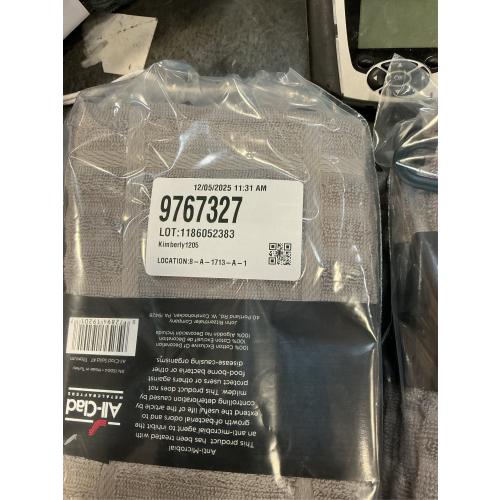 3- pack of All-Clad Solid Kitchen Towel: Highly Absorbent, Super Soft Long Lasting - 100% Cotton, 17x30 Tea Towel for Cleaning & Drying Dishes, Pans, Glassware, or Countertops, (1-Pack), Titanium Gray